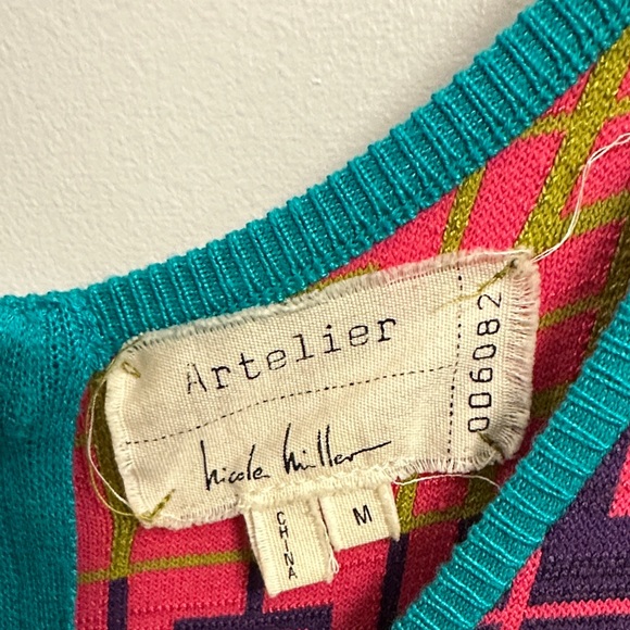 Colorful Geometric Patterned Dress - Picture 2 of 3